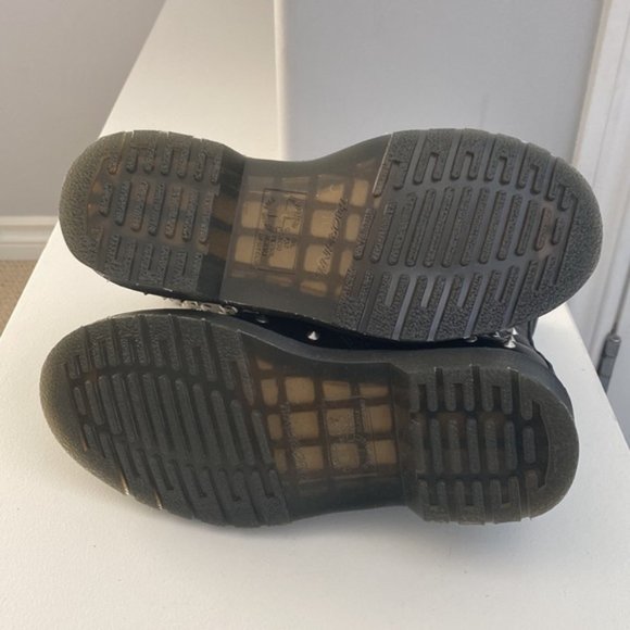 Dr Martens Black 1460 Studs Wanama Leather Lace Up Boots Size 5 - Picture 9 of 13